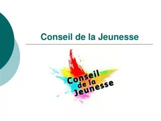 conseil de la jeunesse