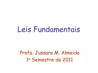 leis fundamentais