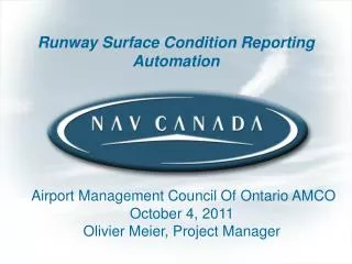 Runway Surface Condition Reporting Automation