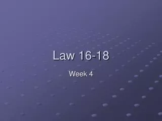 Law 16-18