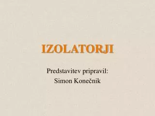 izolatorji