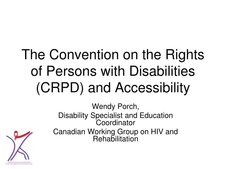 the convention on the rights of persons with disabilities crpd and accessibility