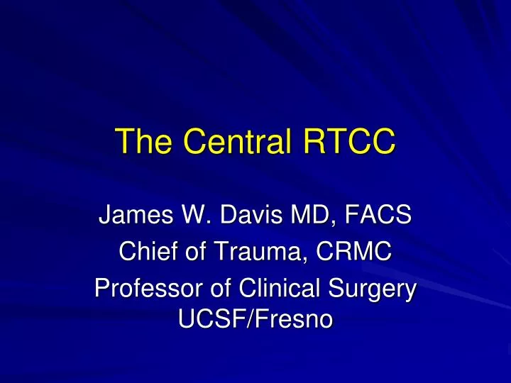 the central rtcc