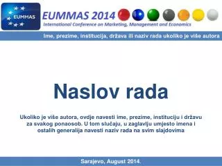 naslov rada