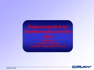 Cray-NCI Announcement