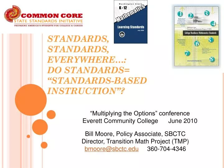 standards standards everywhere do standards standards based instruction