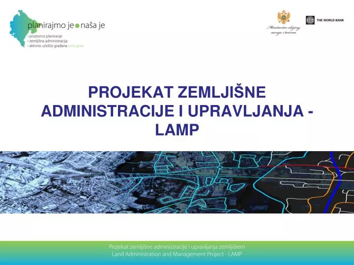 projekat zemlji ne administracije i u p r a vlj anja lamp