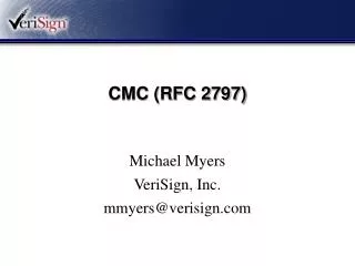 CMC (RFC 2797)