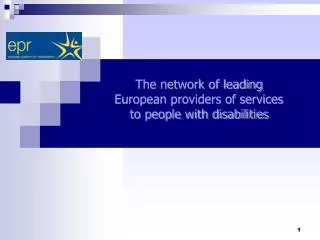 The network of leading European providers of services to people with disabilities