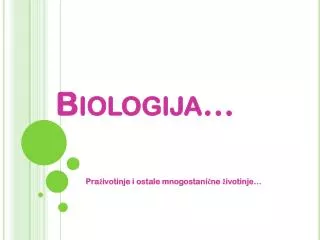 biologija