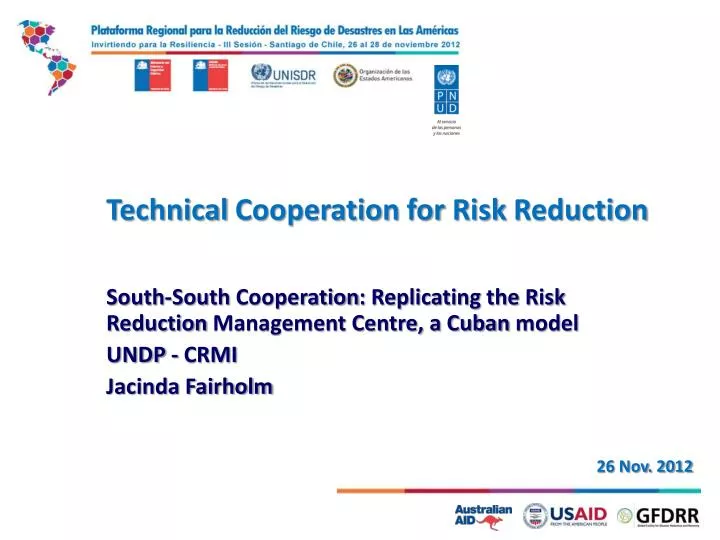 technical cooperation for risk reduction