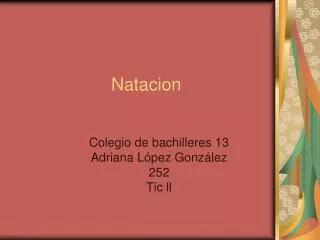 natacion