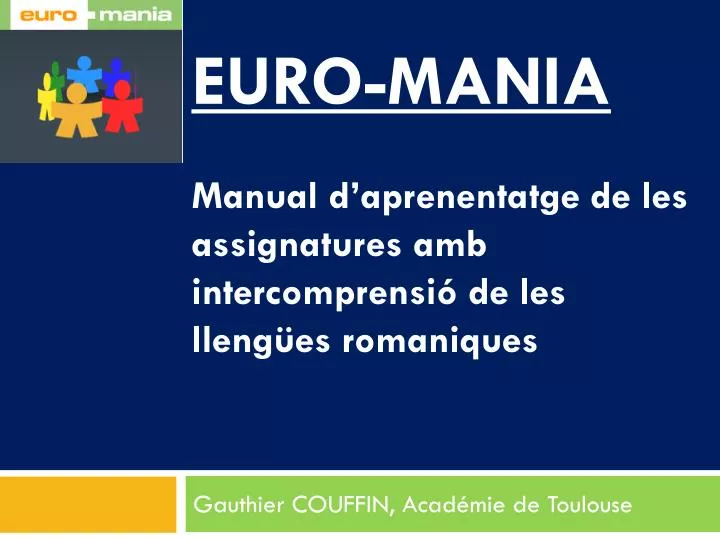euro mania manual d aprenentatge de les assignatures amb intercomprensi de les lleng es romaniques