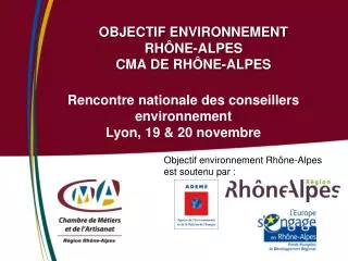 objectif environnement rh ne alpes cma de rh ne alpes