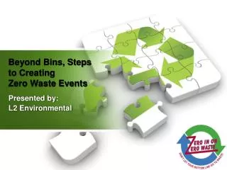 Beyond Bins, Steps to Creating Zero Waste Events