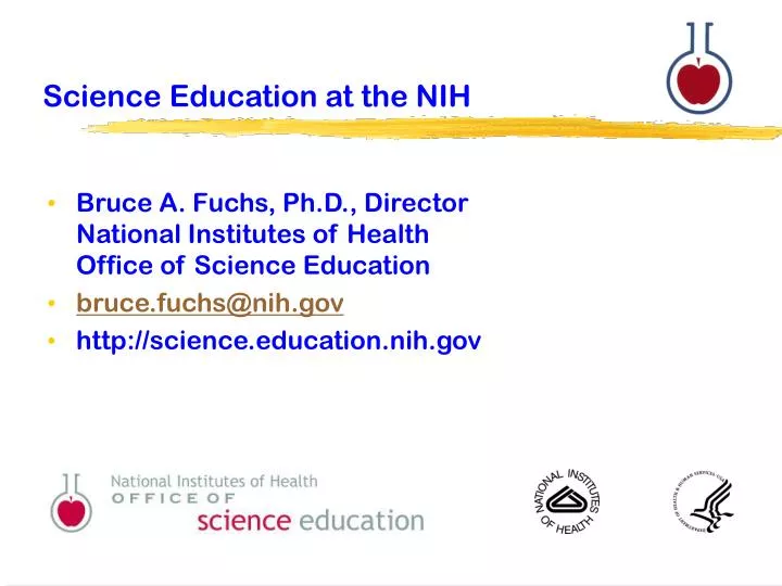 science education at the nih