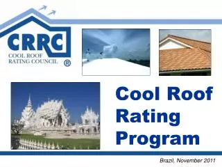 Cool Roof Rating Program