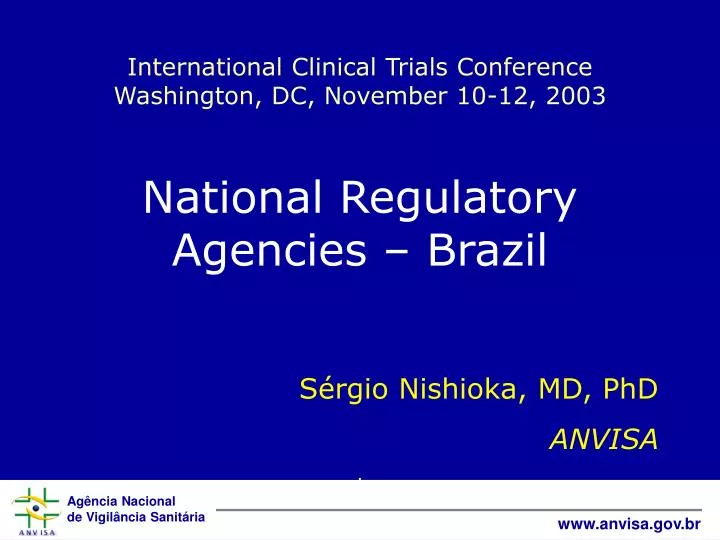 international clinical trials conference washington dc november 10 12 2003