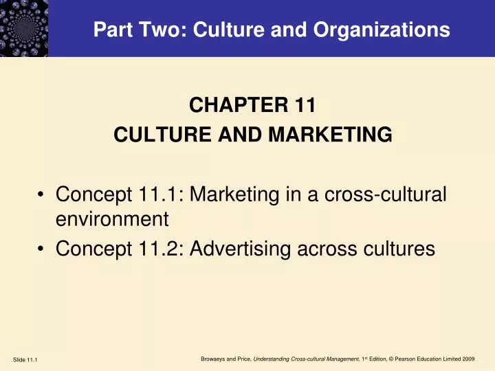 part two culture and organizations