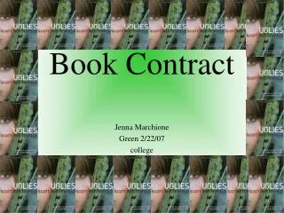 Book Contract
