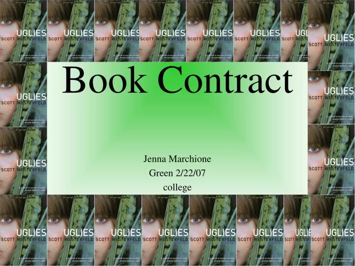book contract