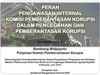 PPT - Upaya Pemberantasan Korupsi Di Indonesia PowerPoint Presentation ...