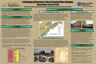 A Geological Overview of North Central West Virginia: Observations from the Field