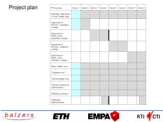 Project plan