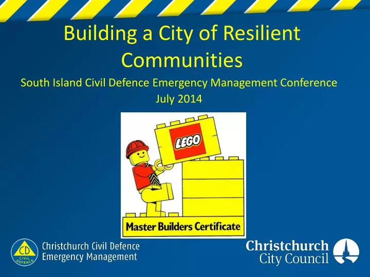 building a city of resilient communities