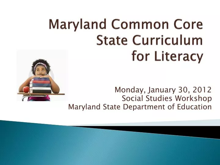 maryland common core state curriculum for literacy