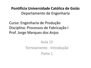 aula 15 torneamento introdu o parte 1