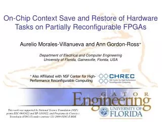 On-Chip Context Save and Restore of Hardware Tasks on Partially Reconfigurable FPGAs