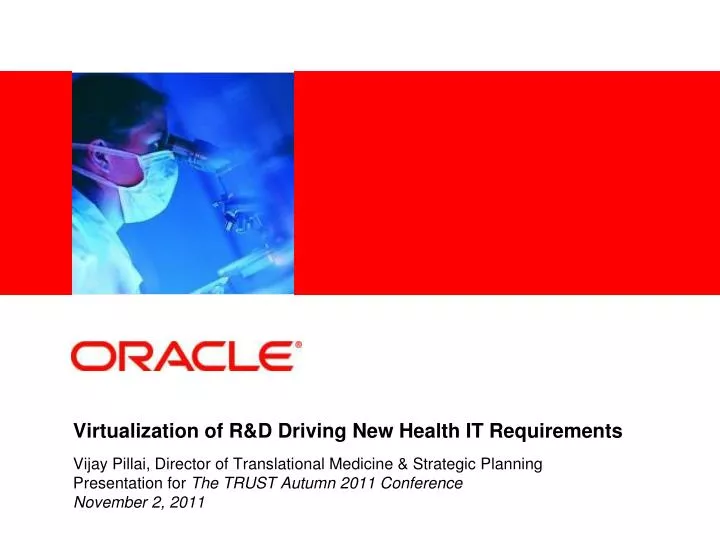 virtualization of r d driving new health it requirements