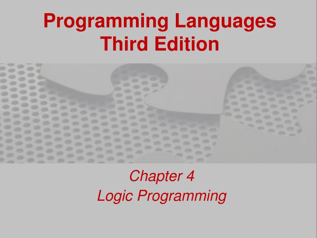 PPT - Programming Languages Third Edition PowerPoint Presentation, free ...