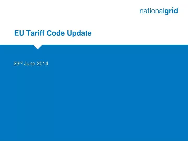 eu tariff code update