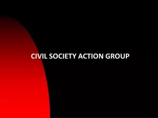 CIVIL SOCIETY ACTION GROUP