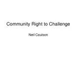 Empowering Communities: Community Right to Challenge (CRtC) Act - slide 1