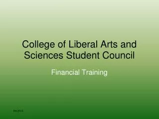 College of Liberal Arts and Sciences Student Council