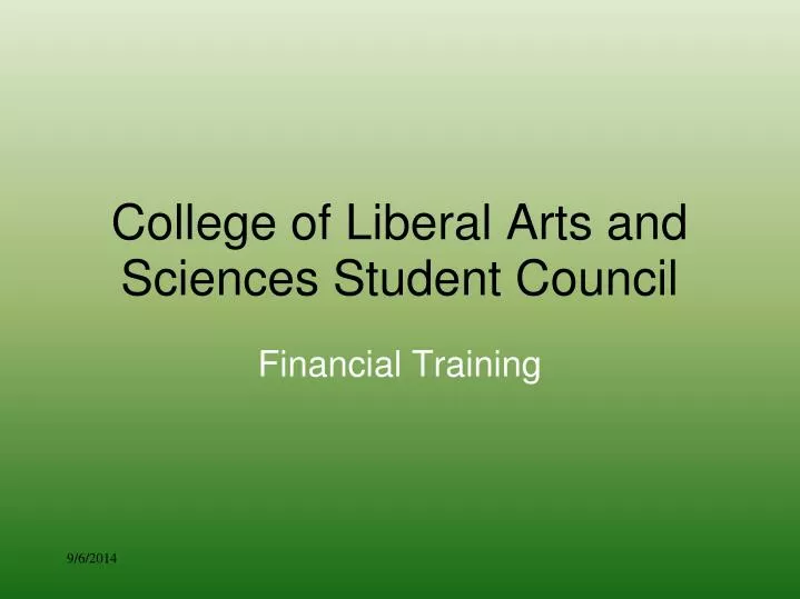 college of liberal arts and sciences student council