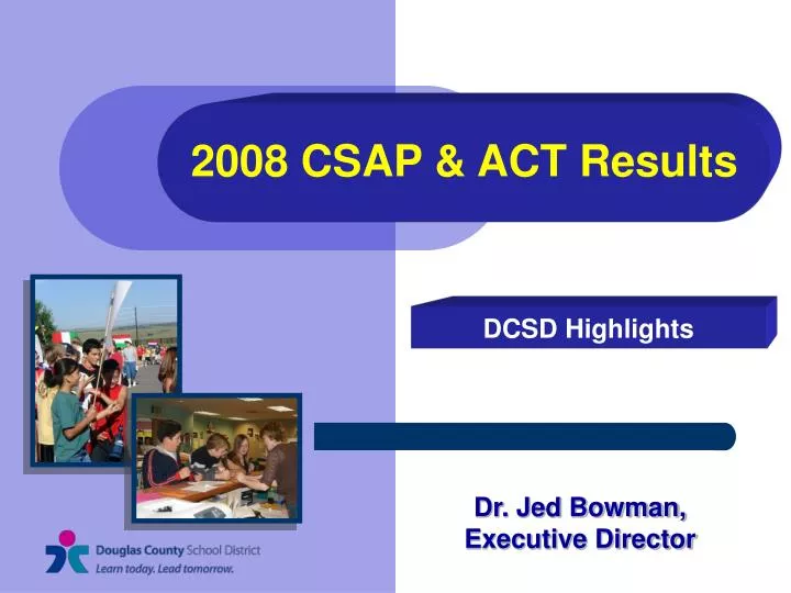 2008 csap act results