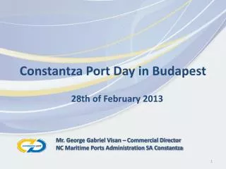 Constantza Port Day in Budapest