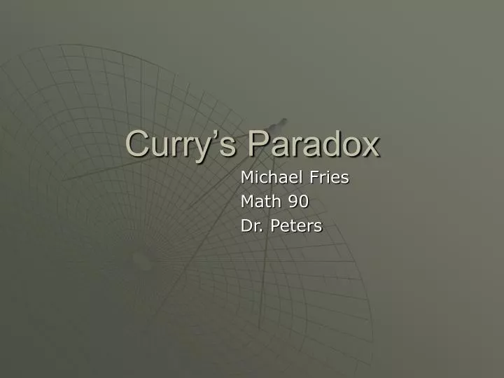 curry s paradox