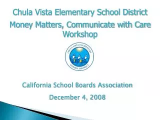California School Boards Association December 4, 2008