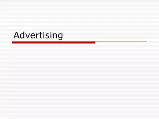 advertising