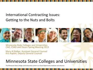 International Contracting Issues: Getting to the Nuts and Bolts