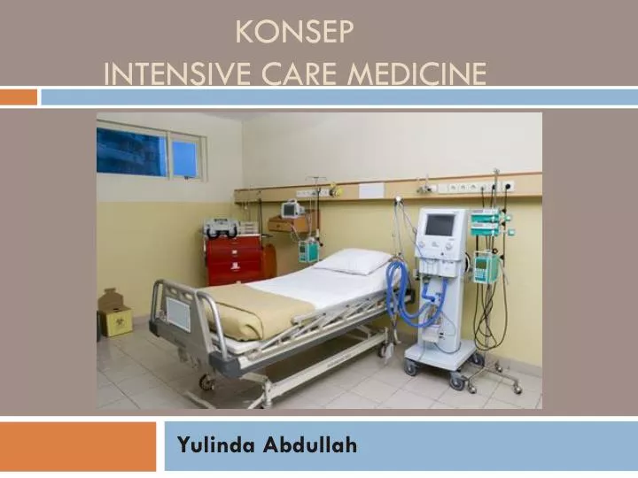 konsep intensive care medicine