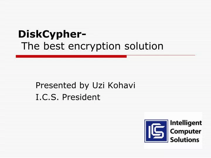 diskcypher the best encryption solution