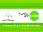 Professionalizing the Teaching Profession - slide 1