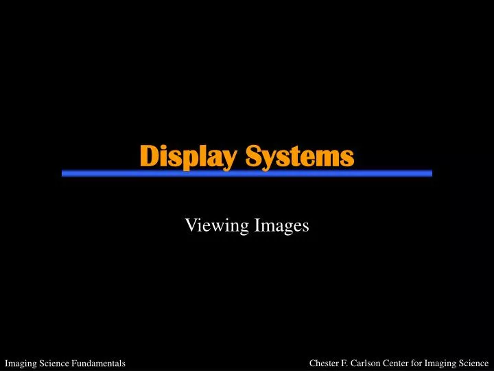 display systems