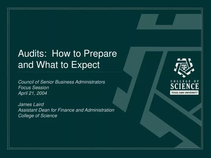 audits how to prepare and what to expect